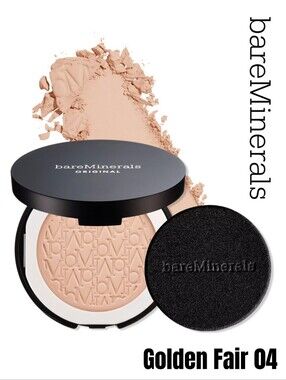 bareMinerals ORIGINAL Talc-Free Pressed Powder Mineral SPF 15 - Golden Fair 04